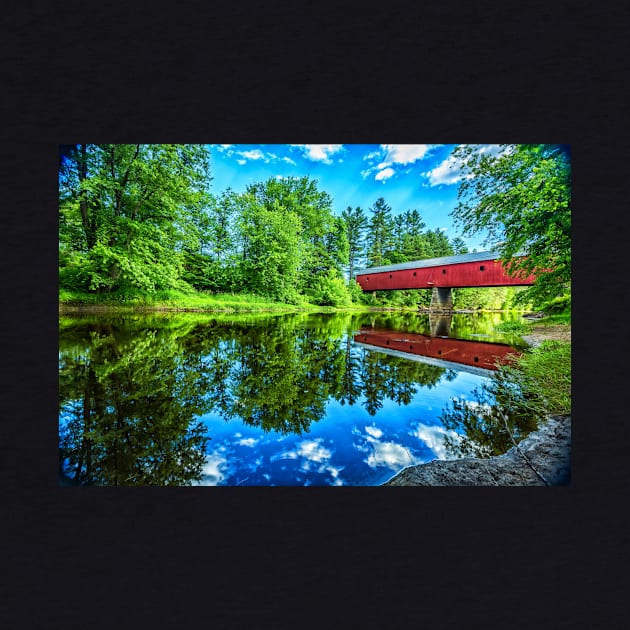 Sawyers Crossing Covered Bridge by Gestalt Imagery